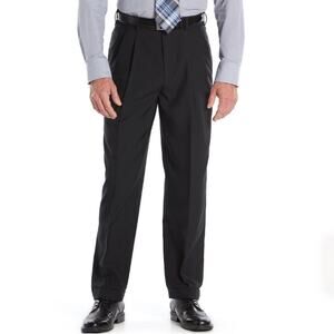 Croft & Barrow Big & Tall Classic Fit Easy Care Pleated Dress Pants